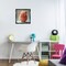 Stupell Industries Smiling Fluffy Piglet Framed Floater Canvas Wall Art Design by RB